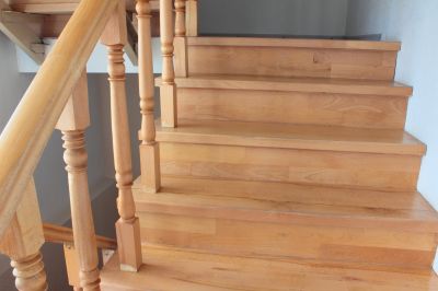 Oak Stairs Installation in Kansas City, KS