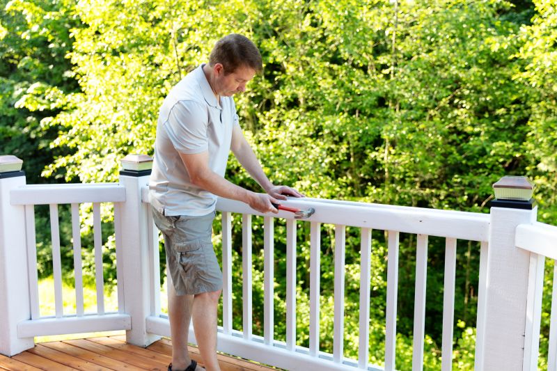 Wood Stair Railing Repair in Conroe, TX